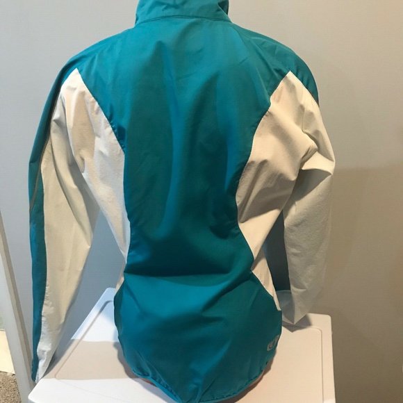 NWT Salomon XR Running Track Jacket M Medium Bay Blue Clima Windbreaker - Picture 2 of 8